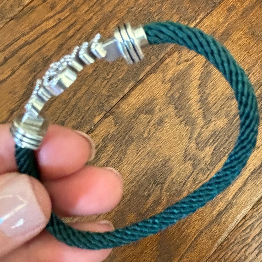 Silver MOM Rope Bracelet - Picture 3 of 4